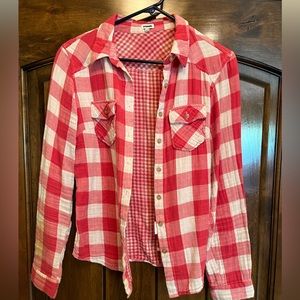 Classic plaid button up